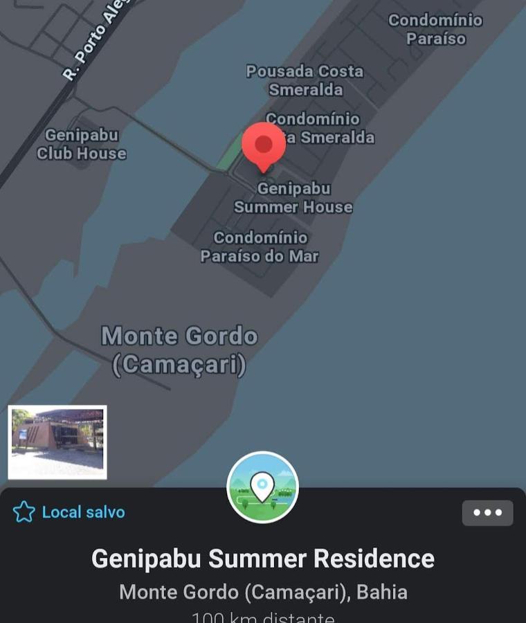 Apartamento Em Guarajuba 200M Da Praia Камасарі Екстер'єр фото